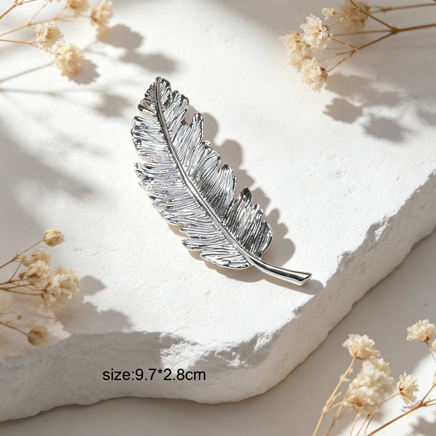 Hair Accessories Gold Silver Feather Metal Hairgrips Hair Clips Hair Barrettes