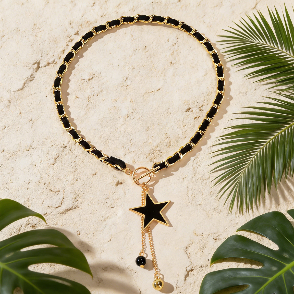 1pc Designer Stylish Butterfly Charm and Ball Pendant Tassel Braided Long Necklace Women Party Daily Jewelry
