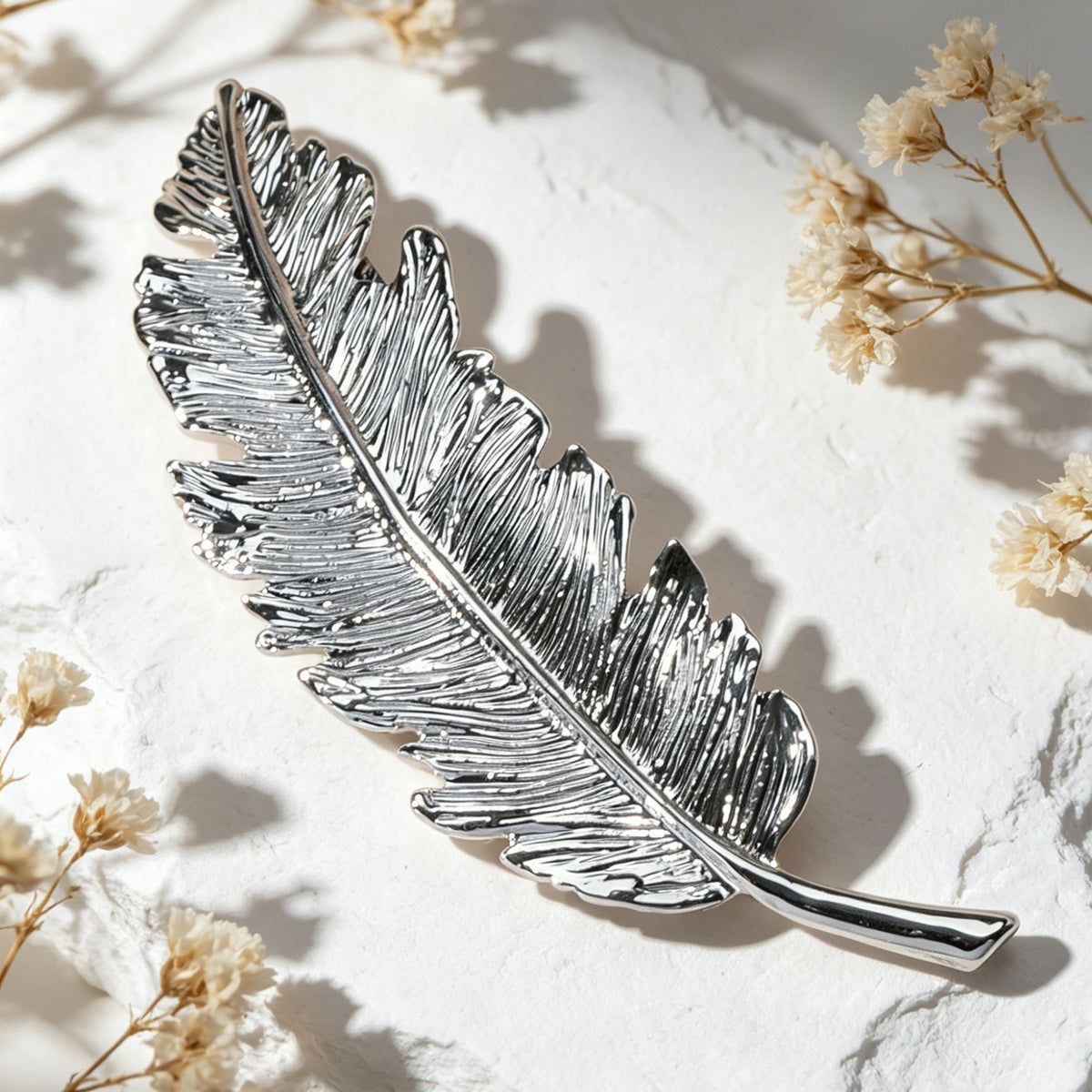 Hair Accessories Gold Silver Feather Metal Hairgrips Hair Clips Hair Barrettes