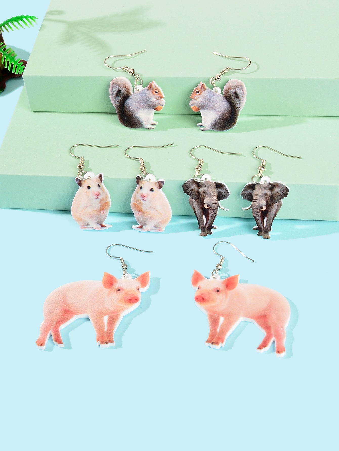 Adorable Animal Pendant Earrings Variety of Cute Critter Charms Ear Jewellery