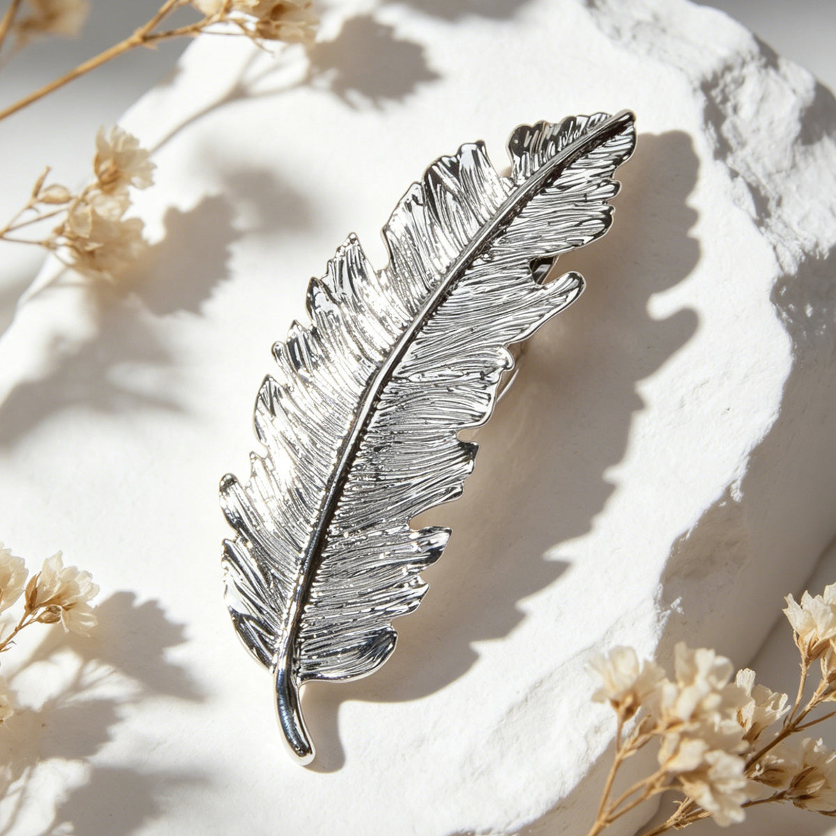 Hair Accessories Gold Silver Feather Metal Hairgrips Hair Clips Hair Barrettes