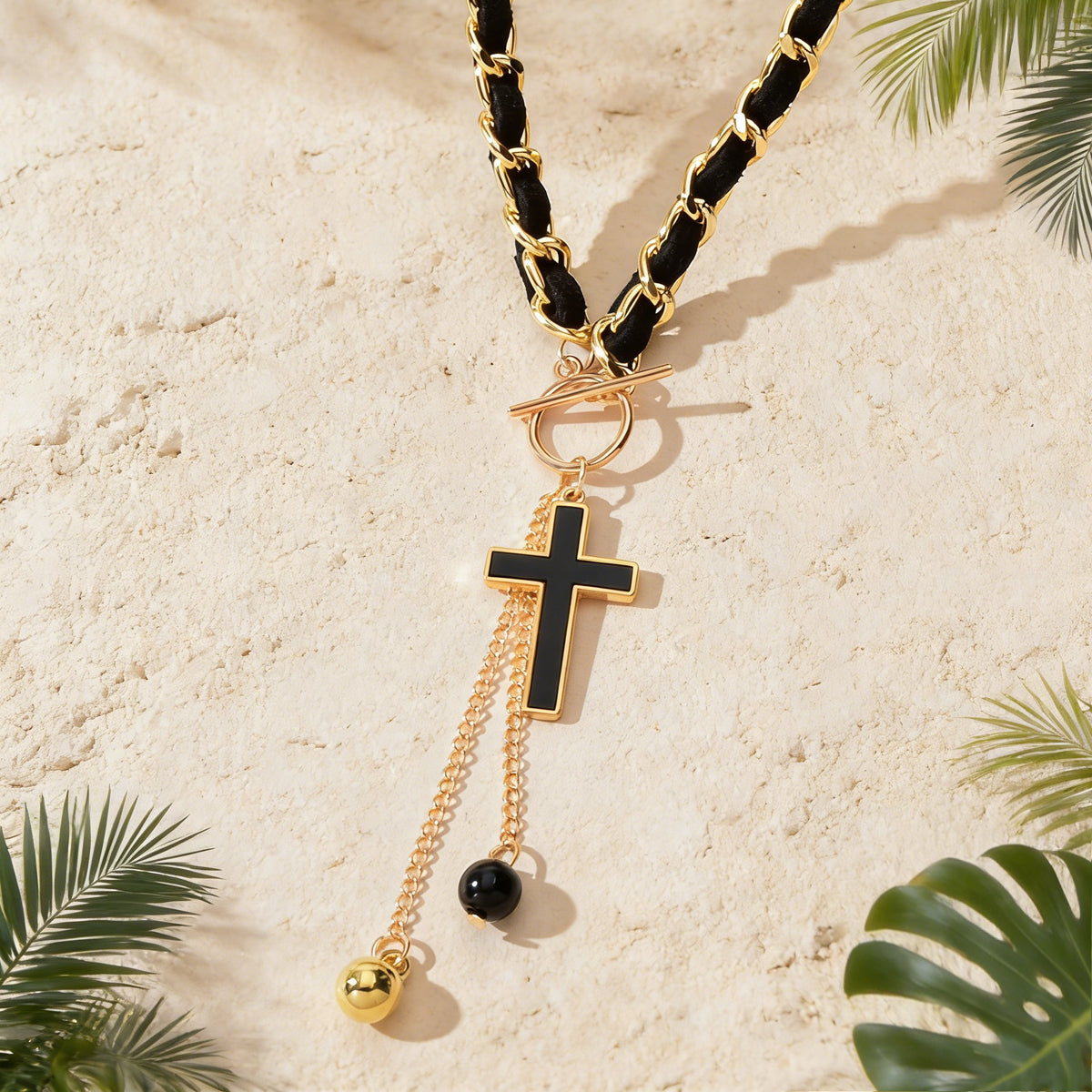 1pc Designer Stylish Butterfly Charm and Ball Pendant Tassel Braided Long Necklace Women Party Daily Jewelry