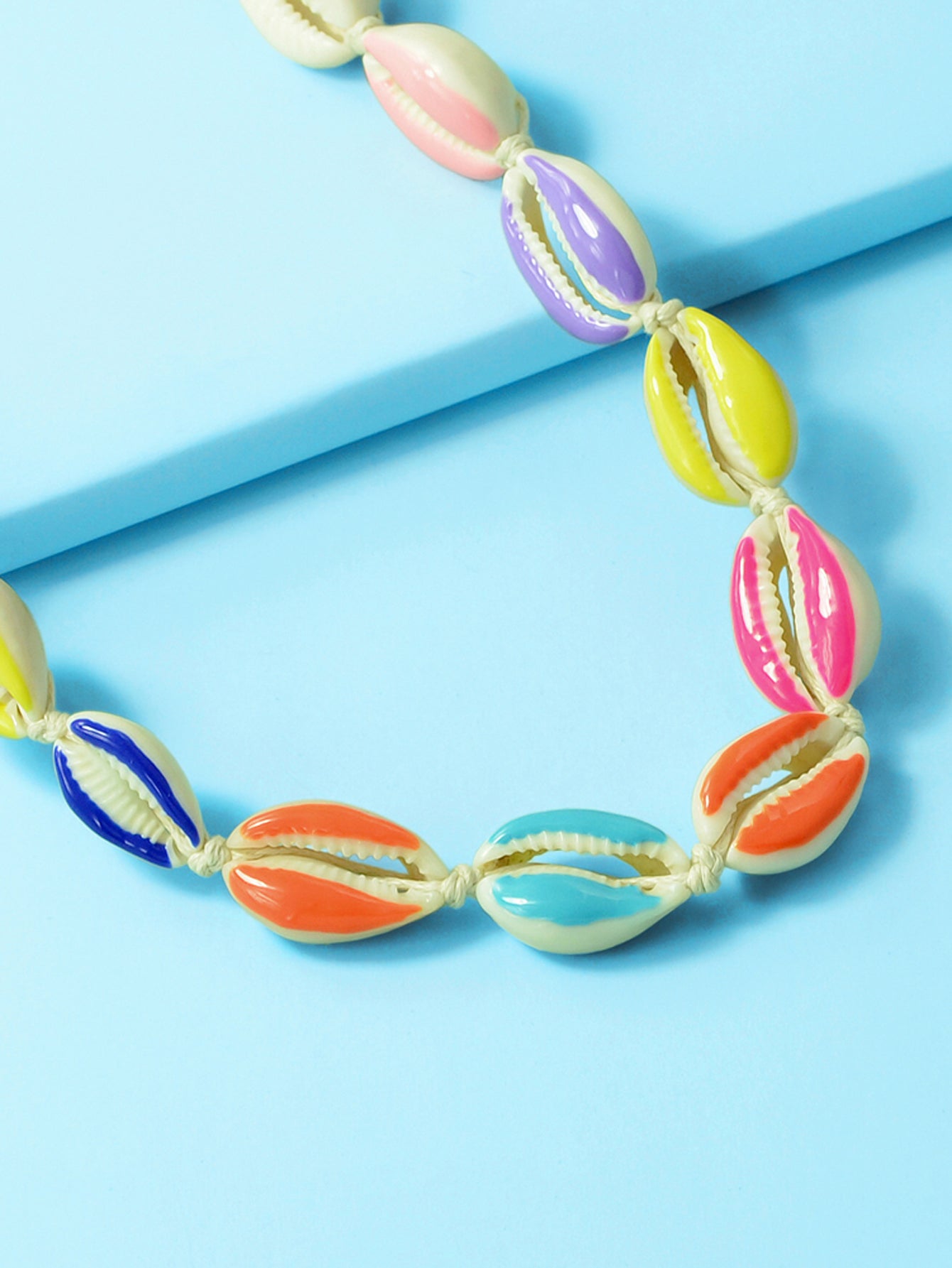 Traditional Ethnic Jewellery Handmade Colorful Shell Choker Boho Chic Necklace