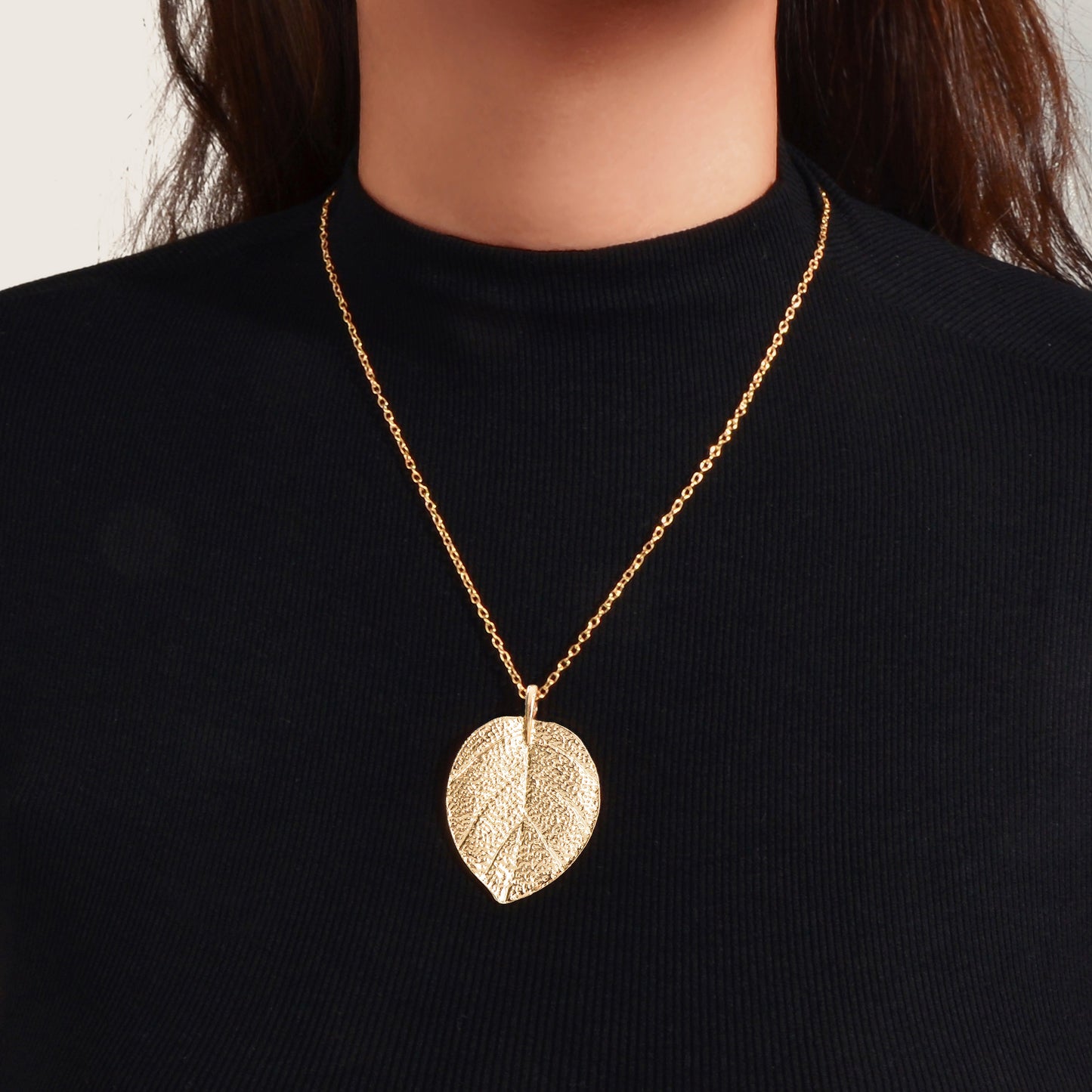 AU Post Boho Gold Silver Chain Leaf Charm Long Necklace Bohemia Accessories Bib Jewelry