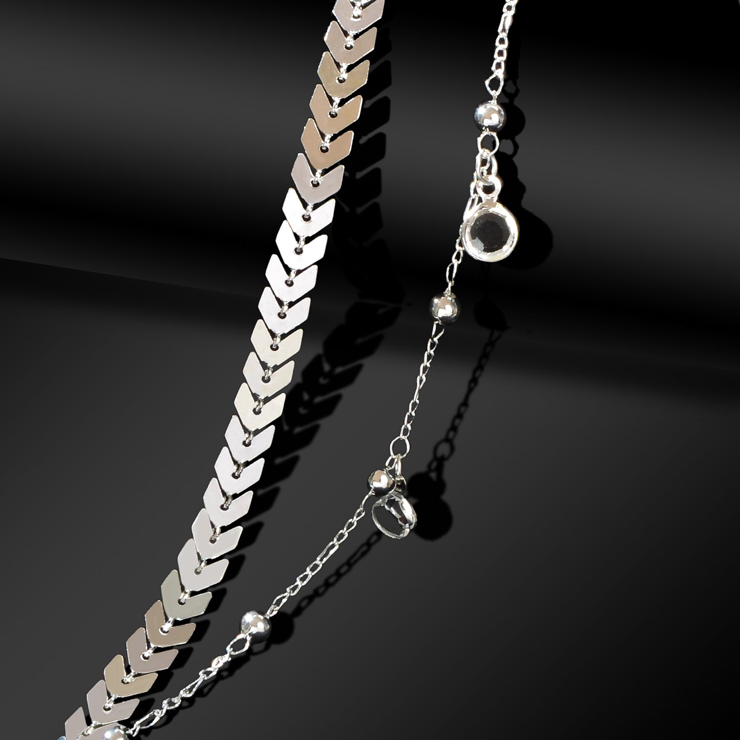 Beach Accessories Foot Jewelry Bead Decor Double layer Chain Fashion Anklet for Women