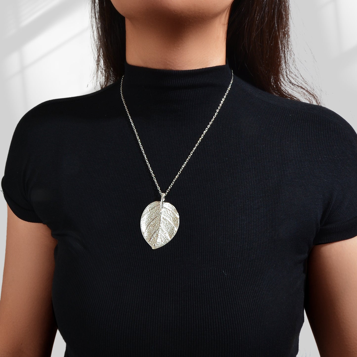 AU Post Boho Gold Silver Chain Leaf Charm Long Necklace Bohemia Accessories Bib Jewelry