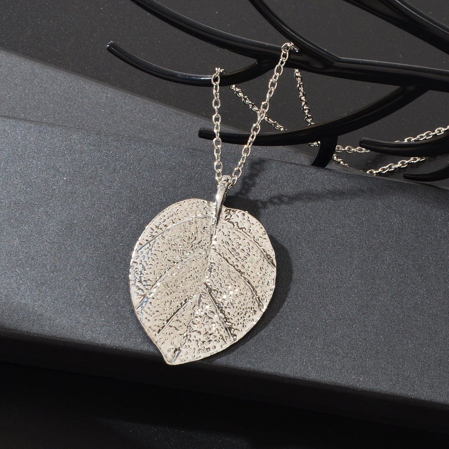 AU Post Boho Gold Silver Chain Leaf Charm Long Necklace Bohemia Accessories Bib Jewelry
