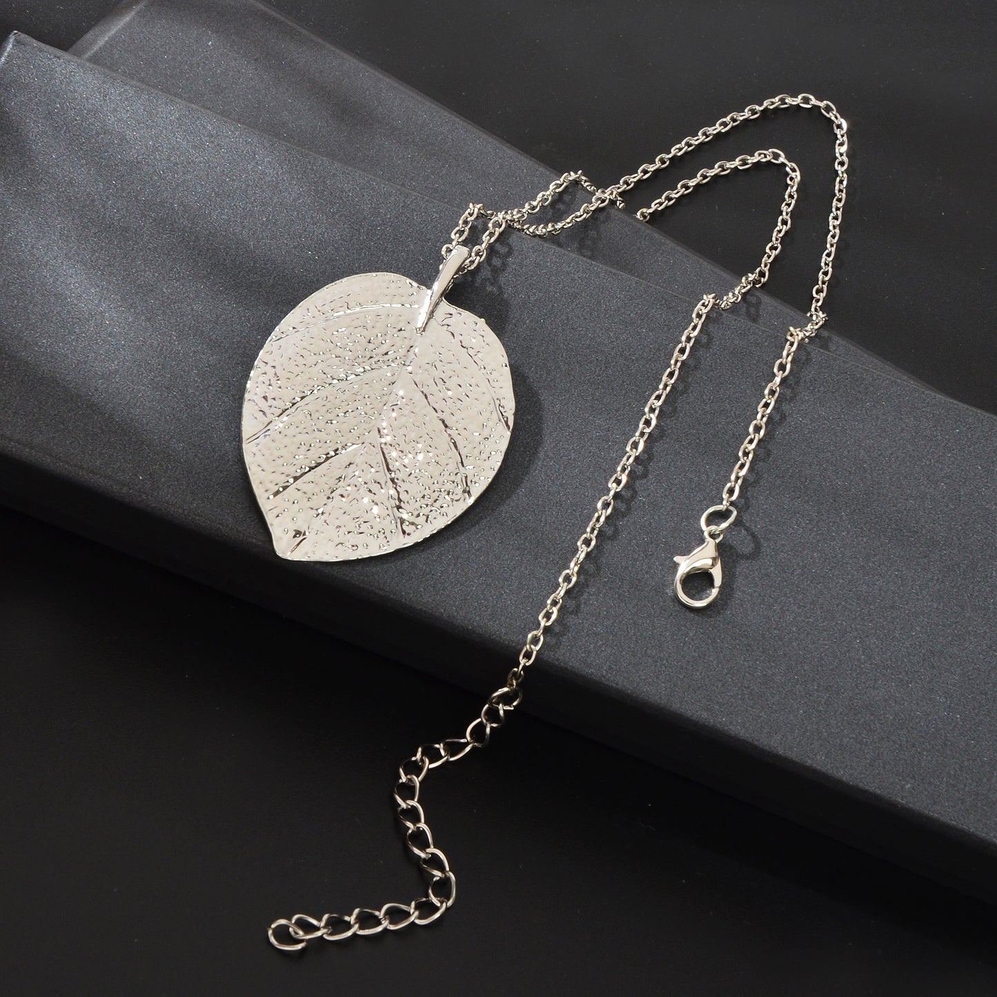 AU Post Boho Gold Silver Chain Leaf Charm Long Necklace Bohemia Accessories Bib Jewelry