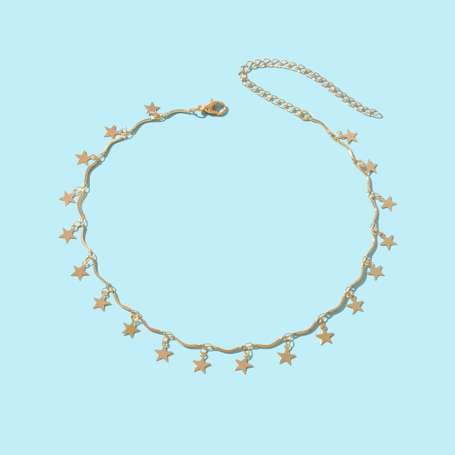 Gold Chain Star Charms Necklace Pendant Choker Wholesale Price Accessories Gift