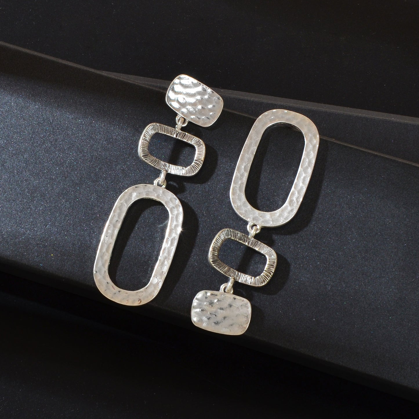 1 pair Basics Square Geometric Pendant Dangle Earrings Daily Officework Business Jewelry Accessories
