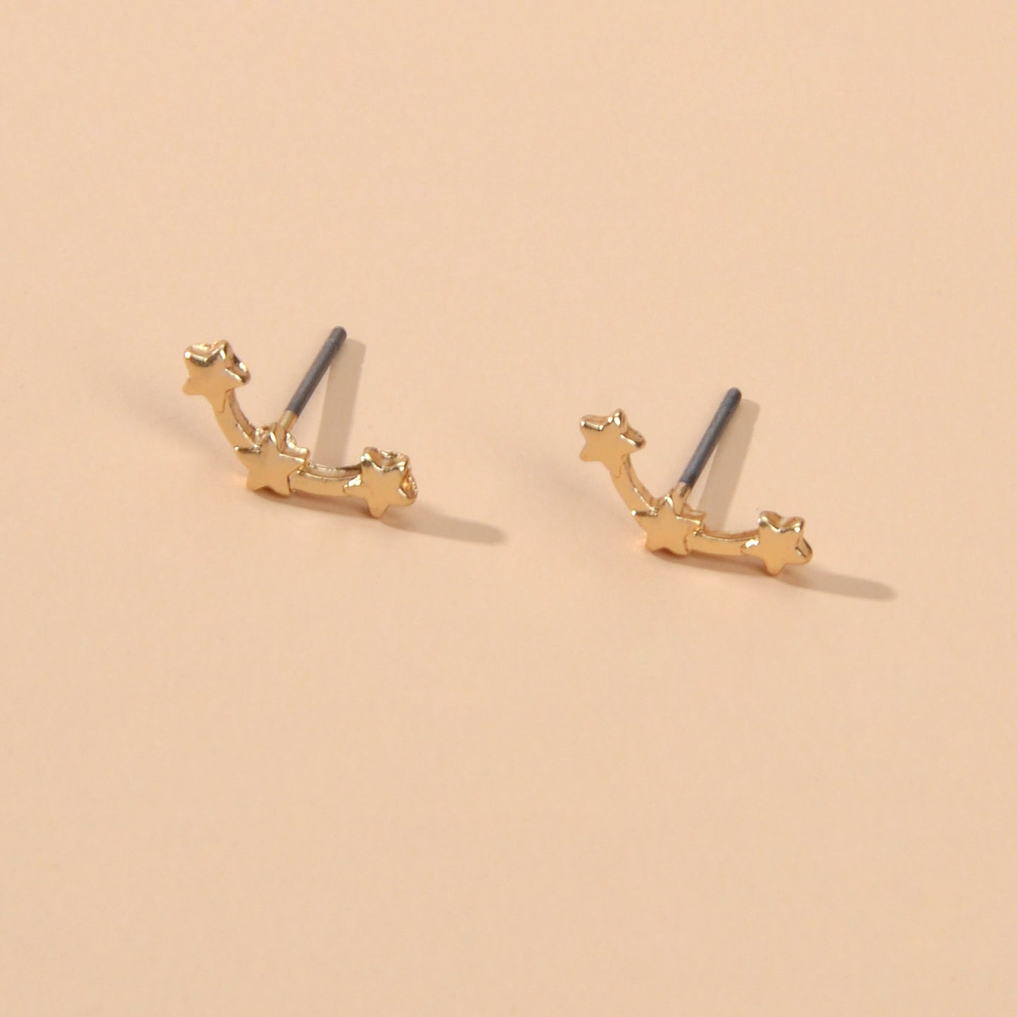 Minimalist Jewellery Gold Plated Star Small Stud Earrings Dainty Gifts for Women