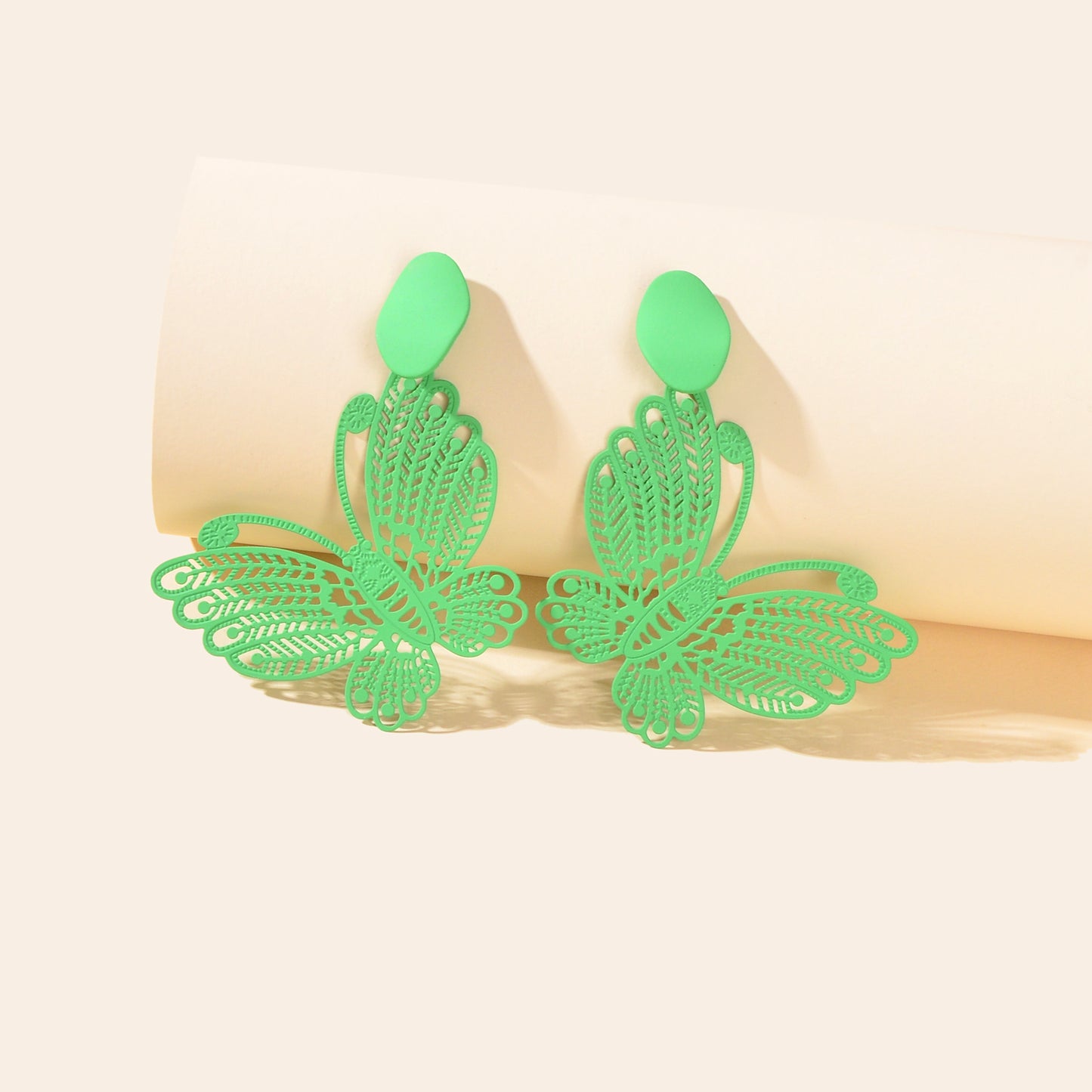 Hollow Butterfly Stud Earrings Insect Charm Jewellery For Women Girls Pary Gift