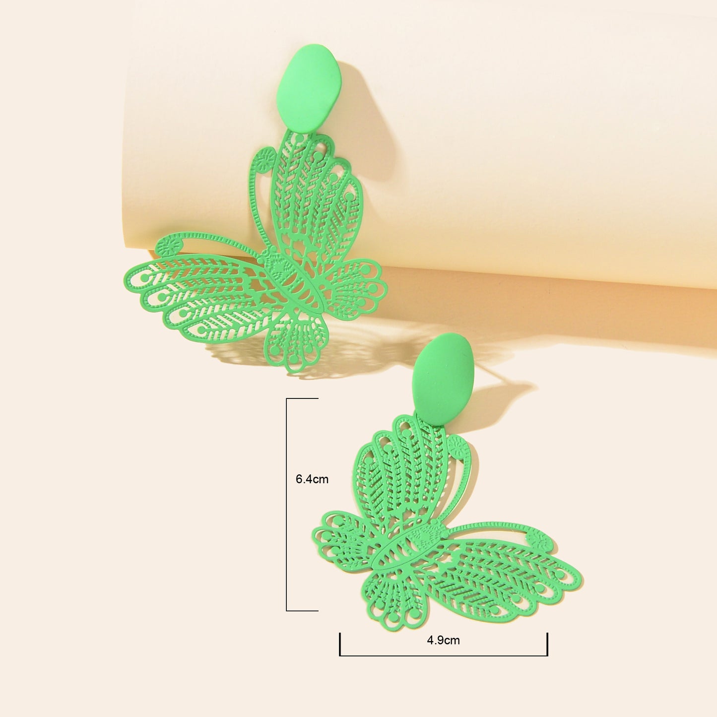 Hollow Butterfly Stud Earrings Insect Charm Jewellery For Women Girls Pary Gift