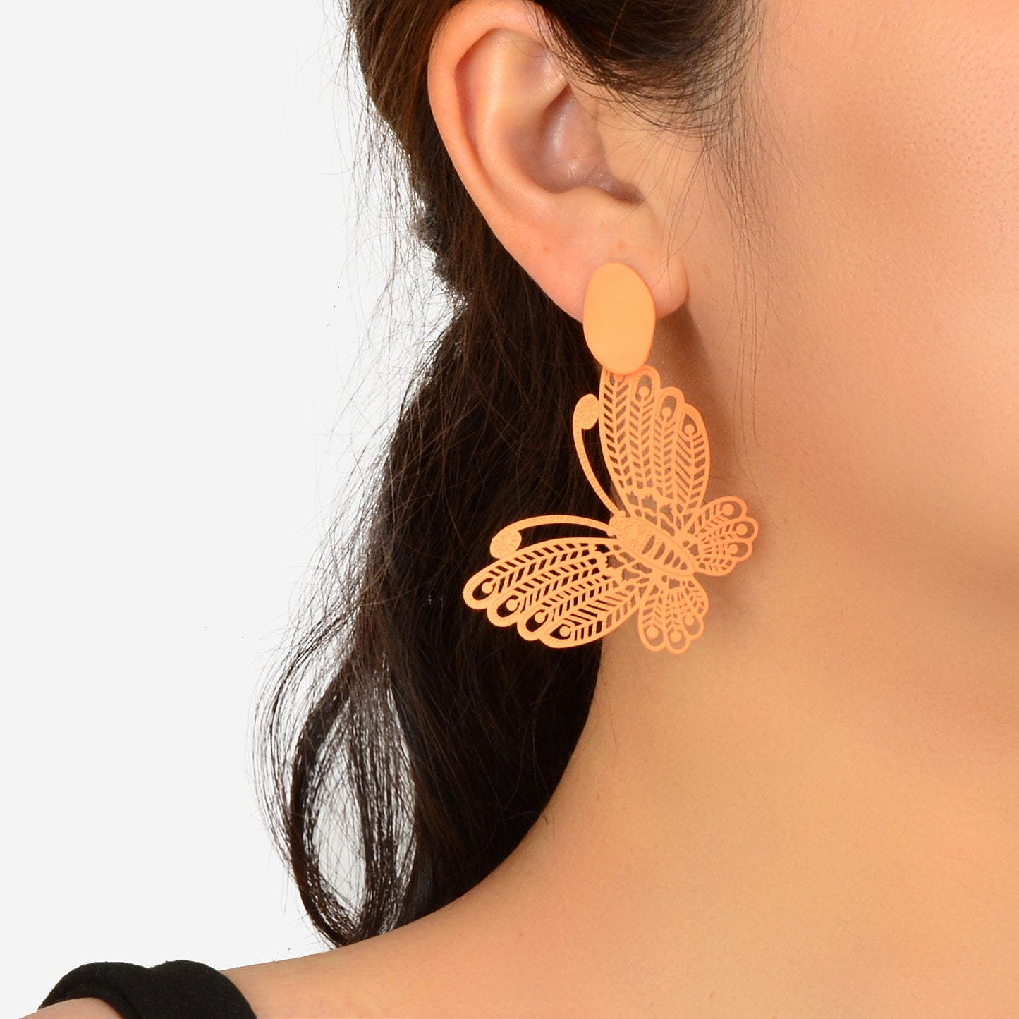 Hollow Butterfly Stud Earrings Insect Charm Jewellery For Women Girls Pary Gift