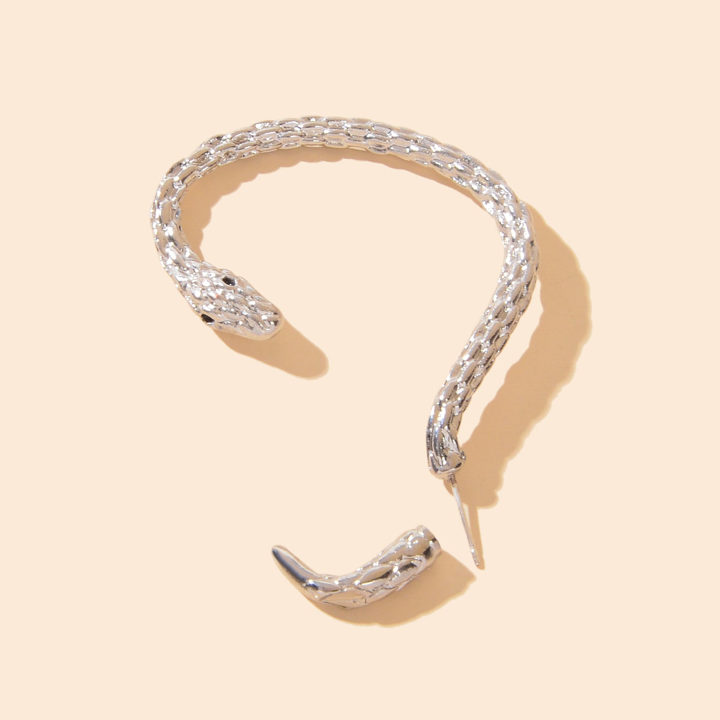 1 pc Punk Snake Piercing Cartilage Wrap Ear Jewellery Crawler Earring Stud Gift