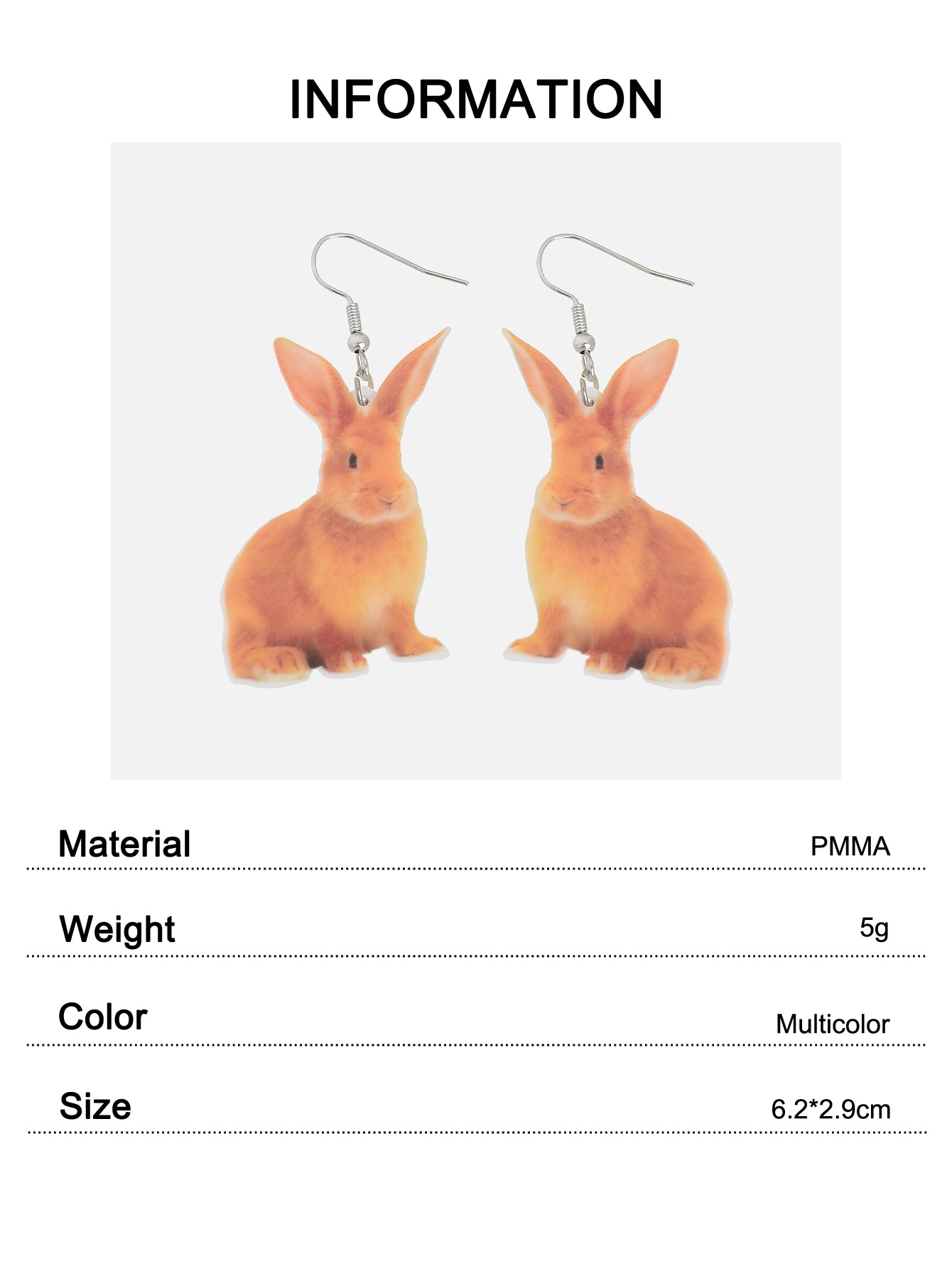 Cute Animal Drop Earrings Set 16 Pairs Acrylic Cartoon Squirrel Elephant Parrot Bunny Fun Fashion Jewelry