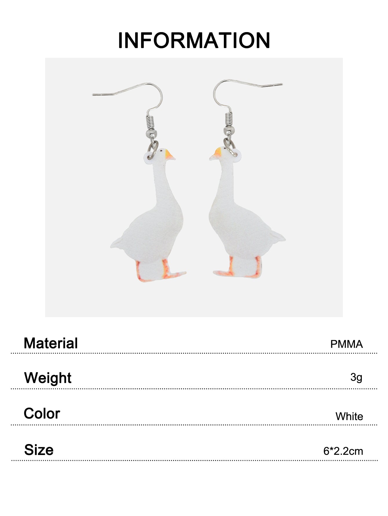 Cute Animal Drop Earrings Set 16 Pairs Acrylic Cartoon Squirrel Elephant Parrot Bunny Fun Fashion Jewelry