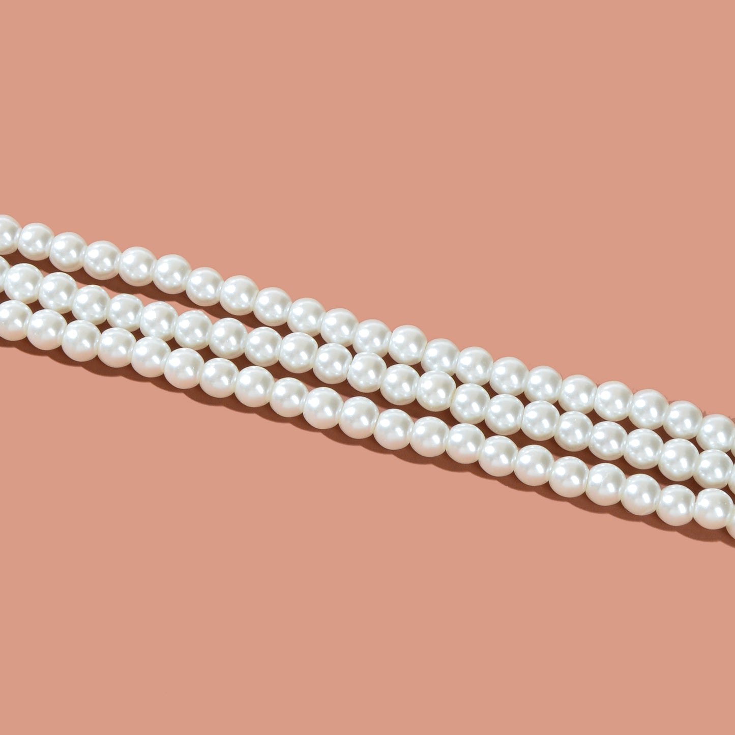 Elegant Wedding Jewellery Imitation Pearl Layered Beads Collar Necklace