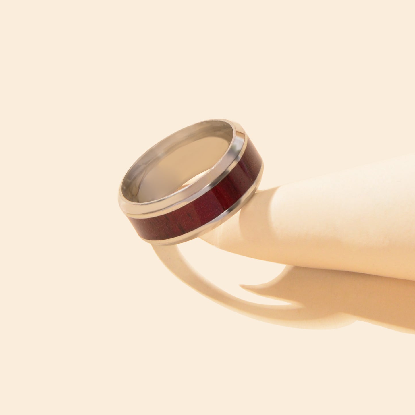 Winered Basic Promise Plain Finger Ring Women Anniversary Band Comfort Fit