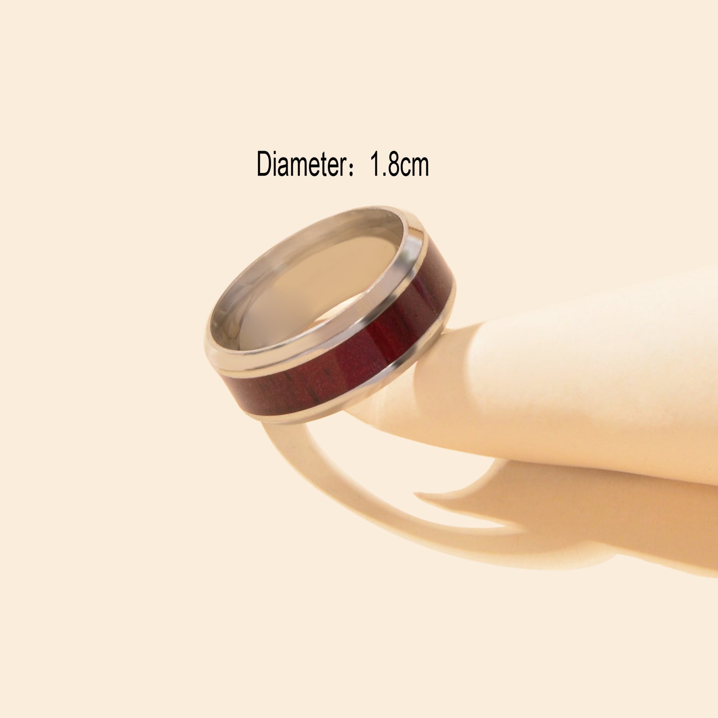 Winered Basic Promise Plain Finger Ring Women Anniversary Band Comfort Fit
