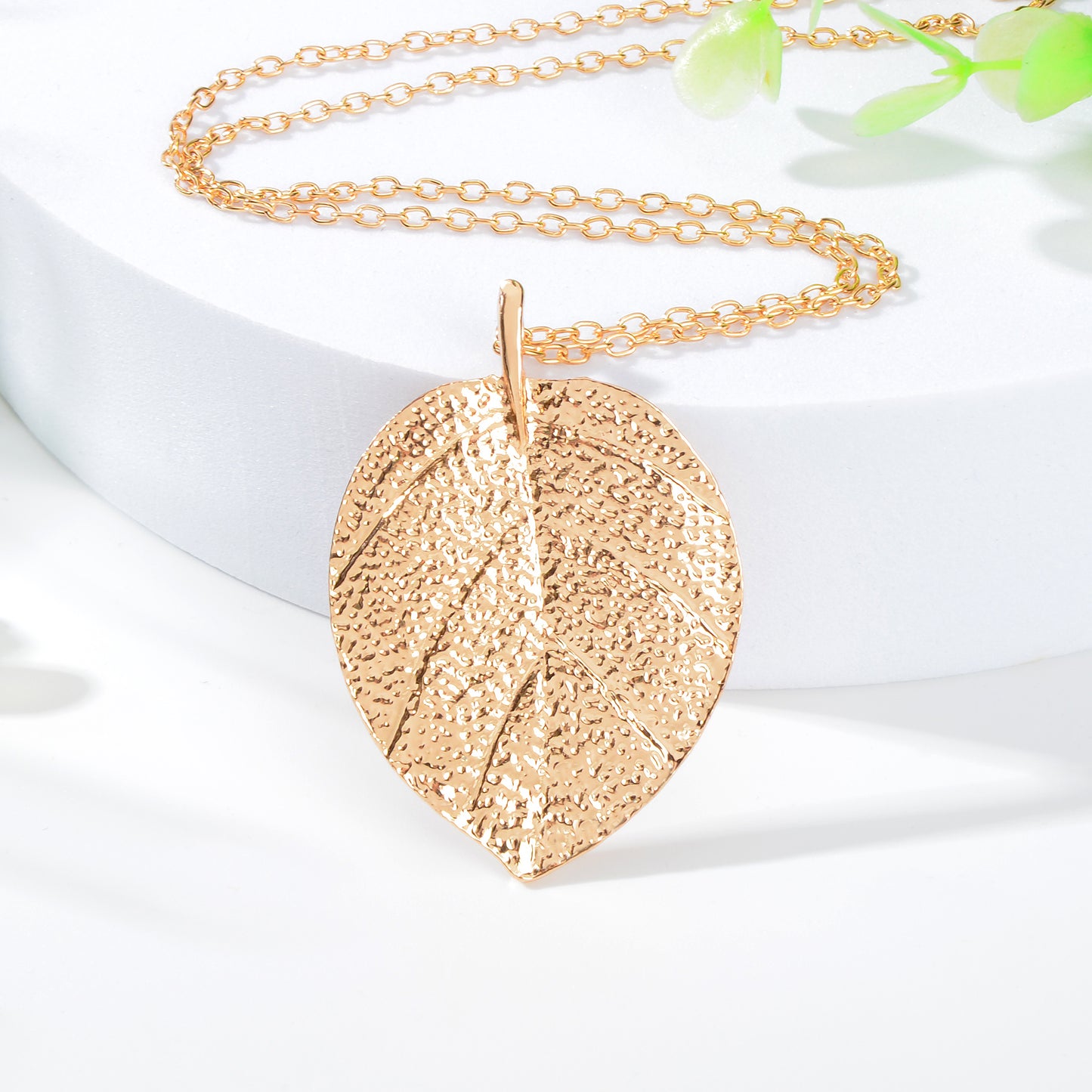 AU Post Boho Gold Silver Chain Leaf Charm Long Necklace Bohemia Accessories Bib Jewelry