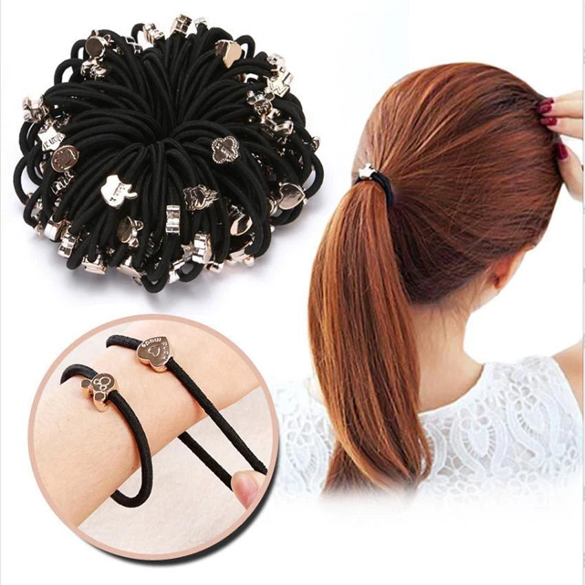AU Stock 10pcs/set Random Elastic Rabbit Cat Headbands Hairwear Hair Accessories