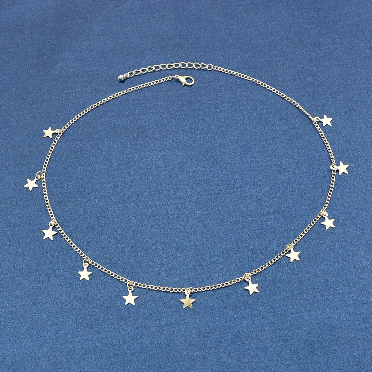 AU Local Boho Five-pointed Charm Choker Simple Casual Collarbone Necklace Collar