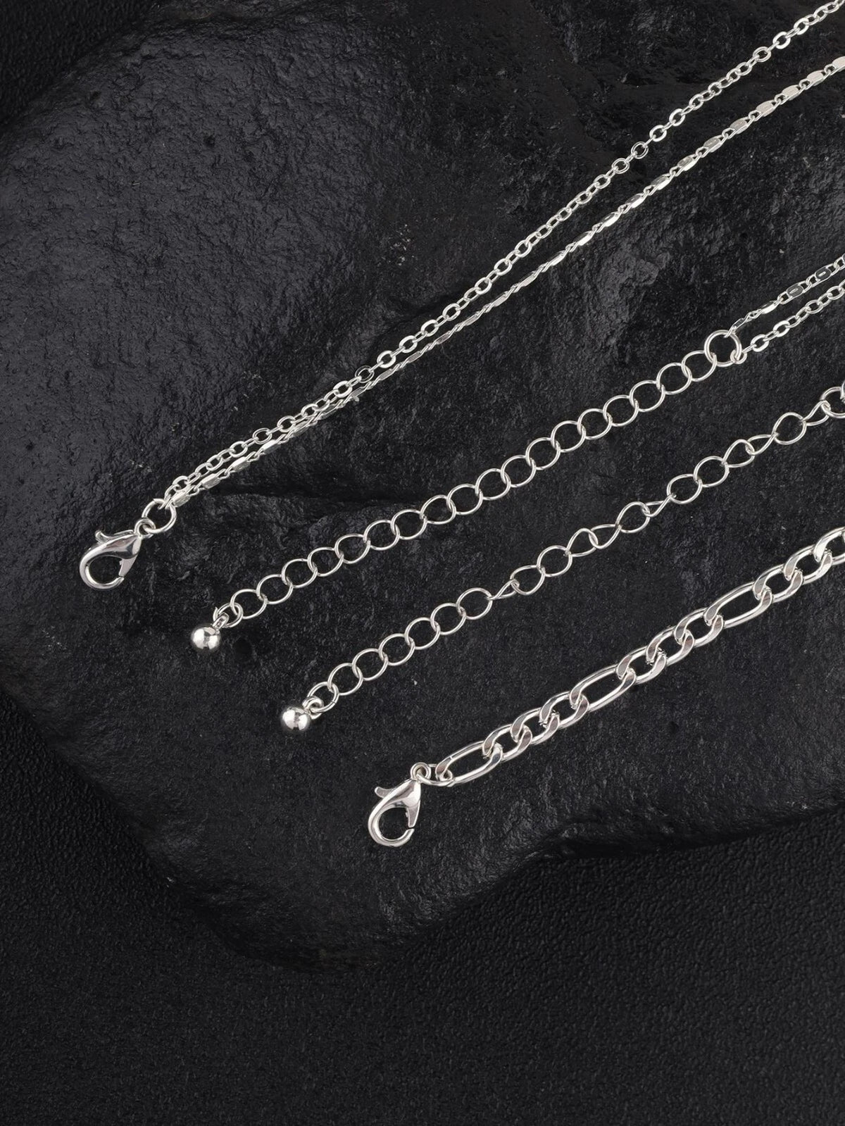 3pcs Boho Multi-Layer Choker Collar Drop Charm Bib Necklace Jewellery Party Gift