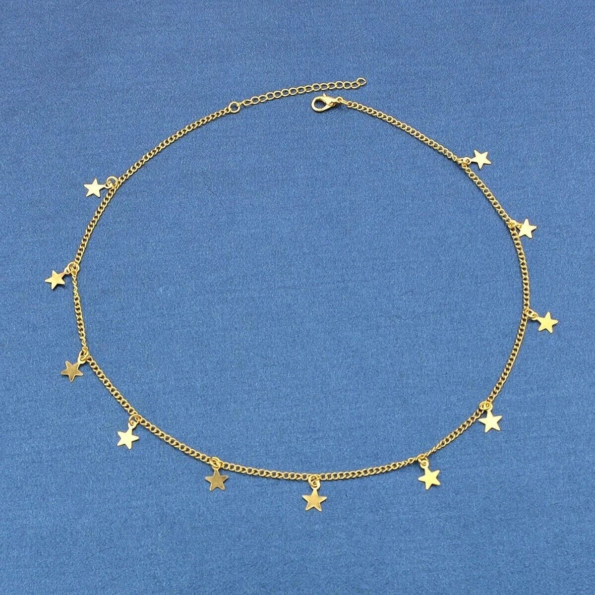 AU Local Boho Five-pointed Charm Choker Simple Casual Collarbone Necklace Collar