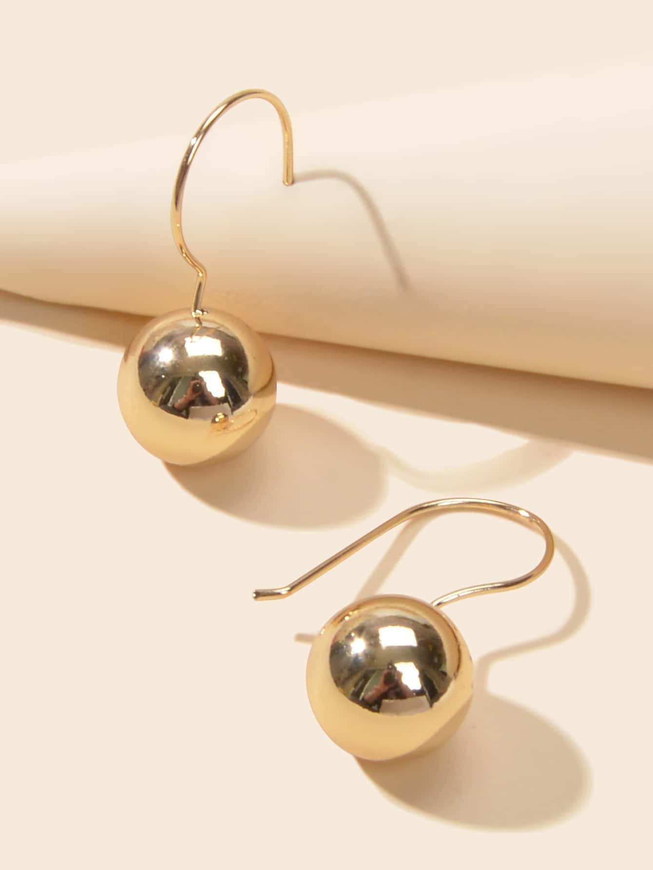Women Accessories Gold Ball Drop Earrings Trendy Unique Party Decoration Gift