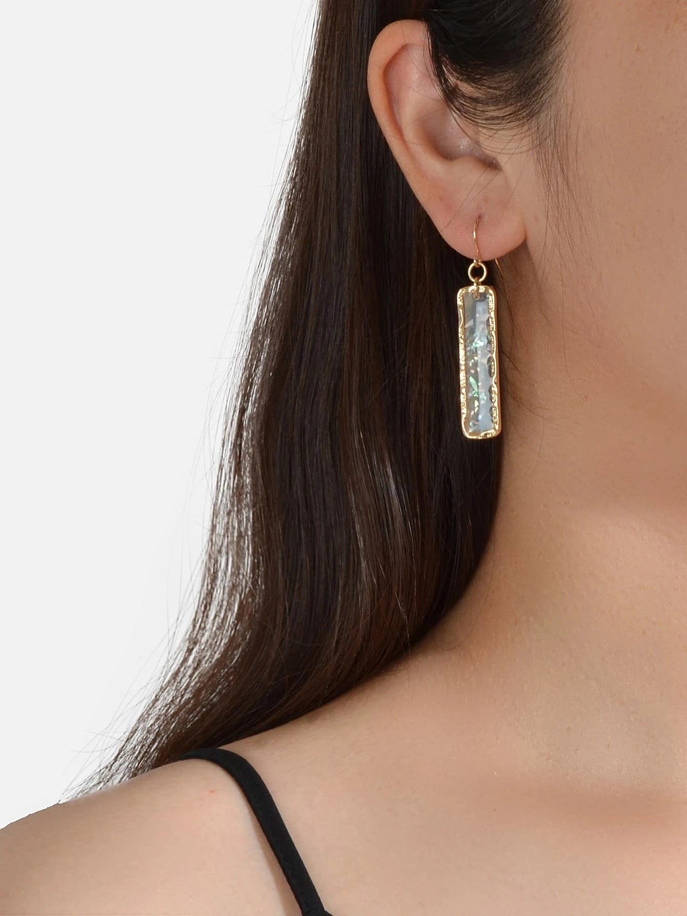 Feelontop Transparent Geometric Square Drop Dangle Earrings Stunning Jewellery