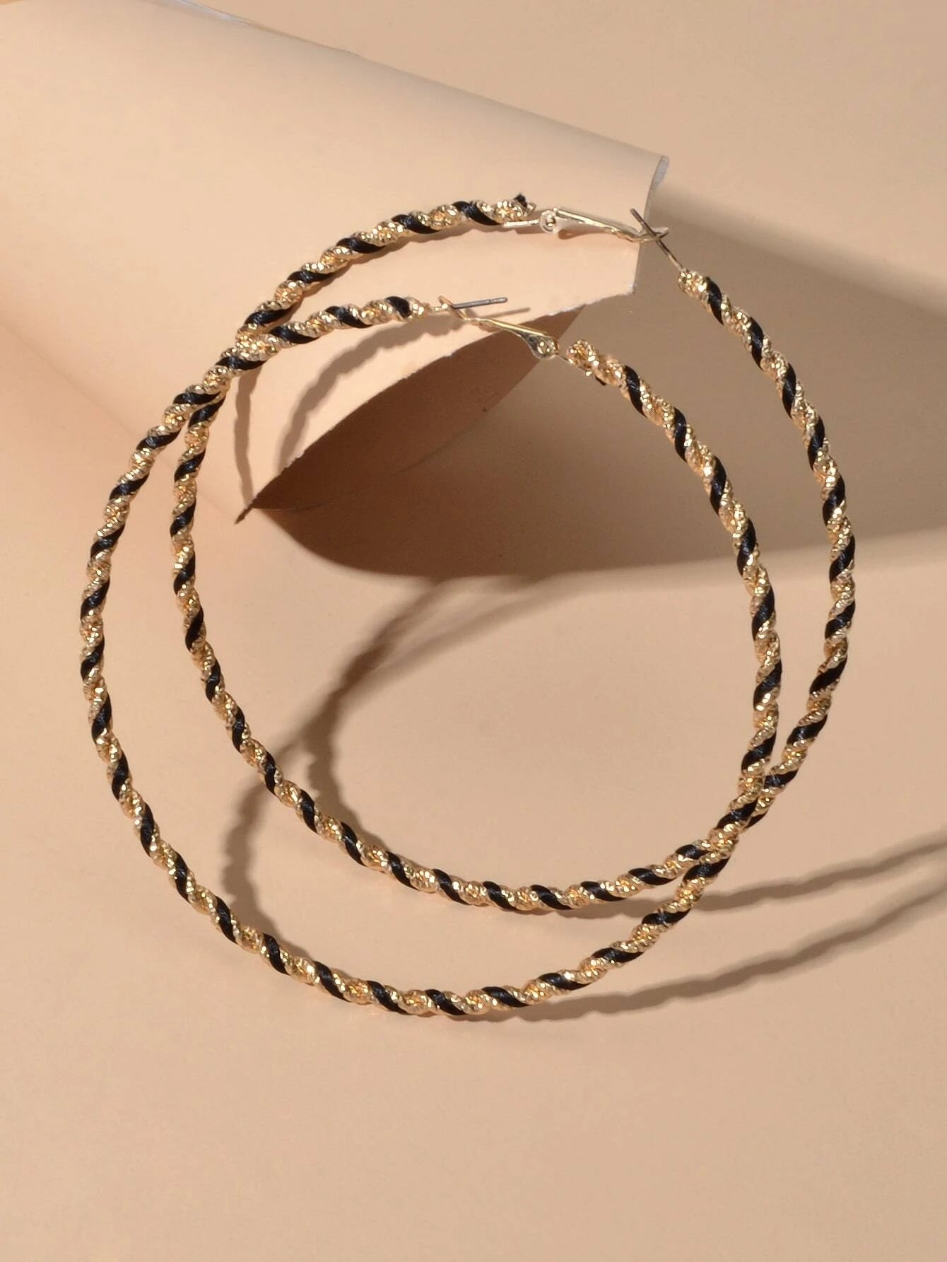Bohemian Jewellery Handmade Twisted Big Chunky Hoop Earrings Ethnic Accessories