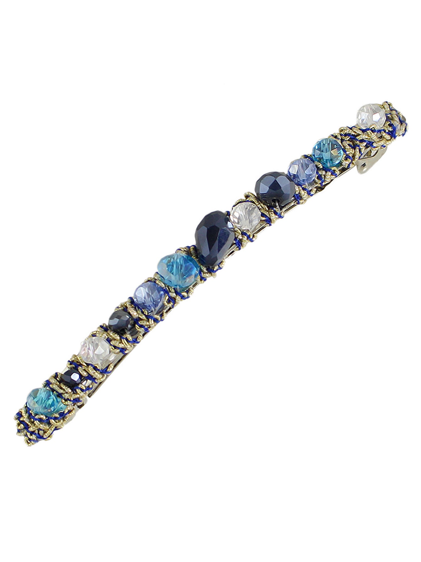Luxury Handmade Colorful Acrylic Beads Hair Clips Barrette Girl Hair Accessories