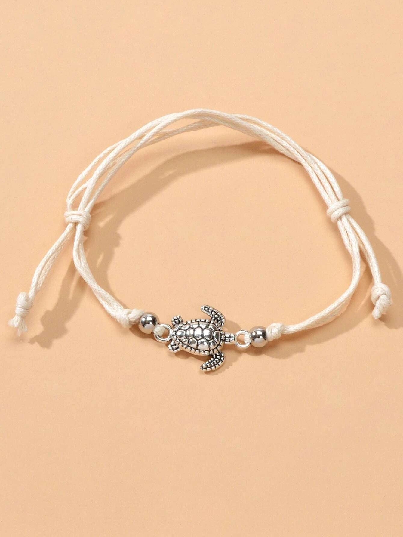 AU Stock Bohemian Handmade Sea Turtle String Adjustable Anklet Tortoise Bracelet