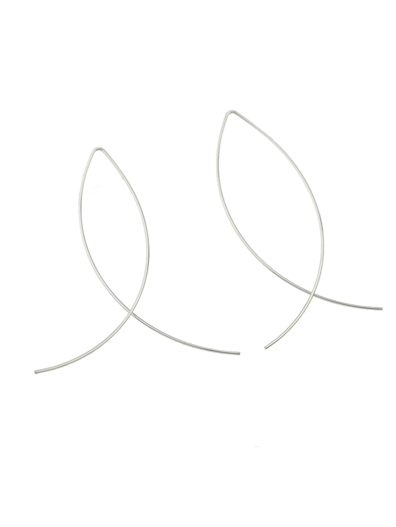 Statement Gold Silver Black Metal Cross Minimalist Hoop Earrings for Women Party