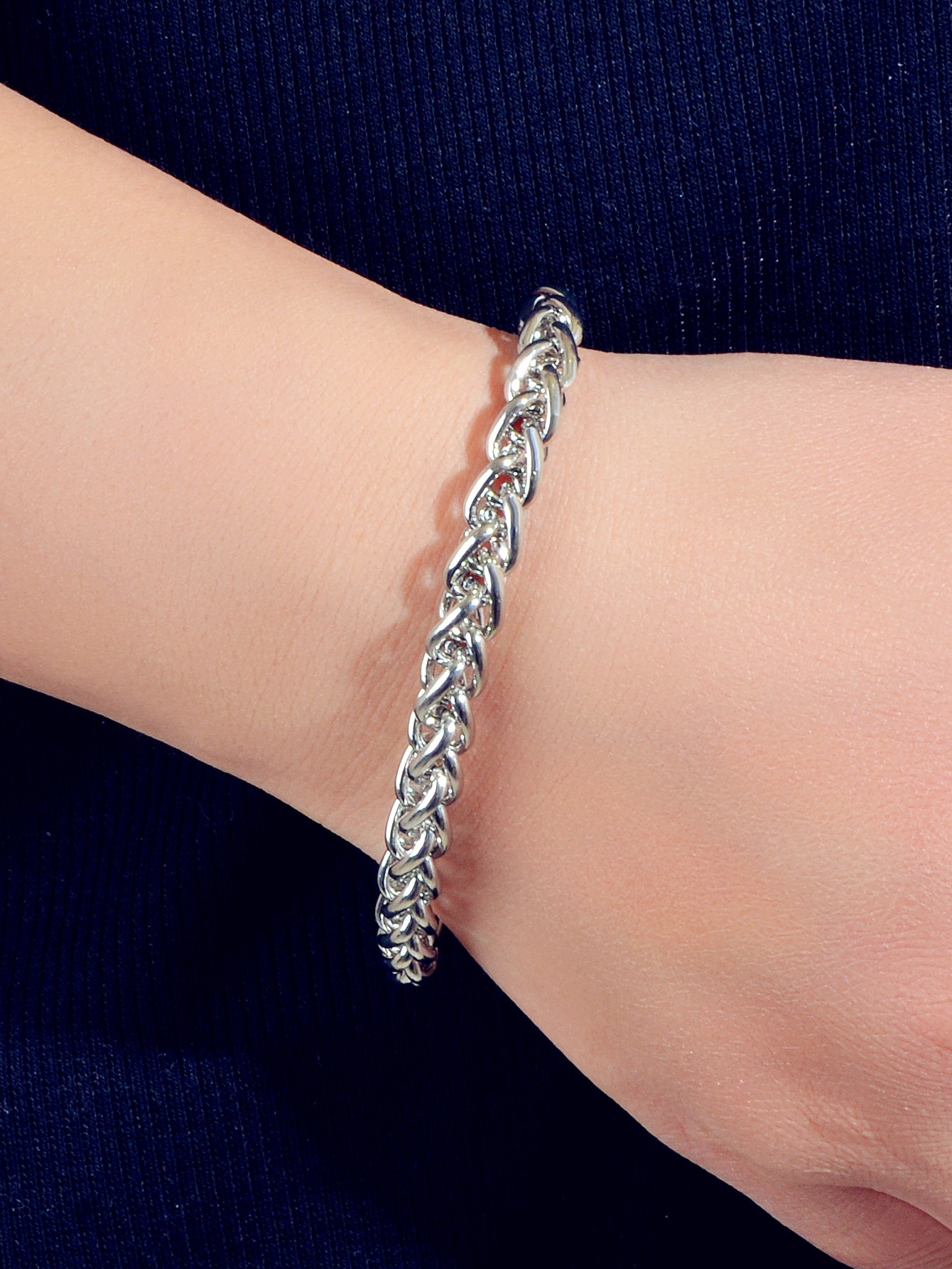 Punk Goth Hip Hop Thick Chain Stainless Steel Bracelets Jewellery Collections