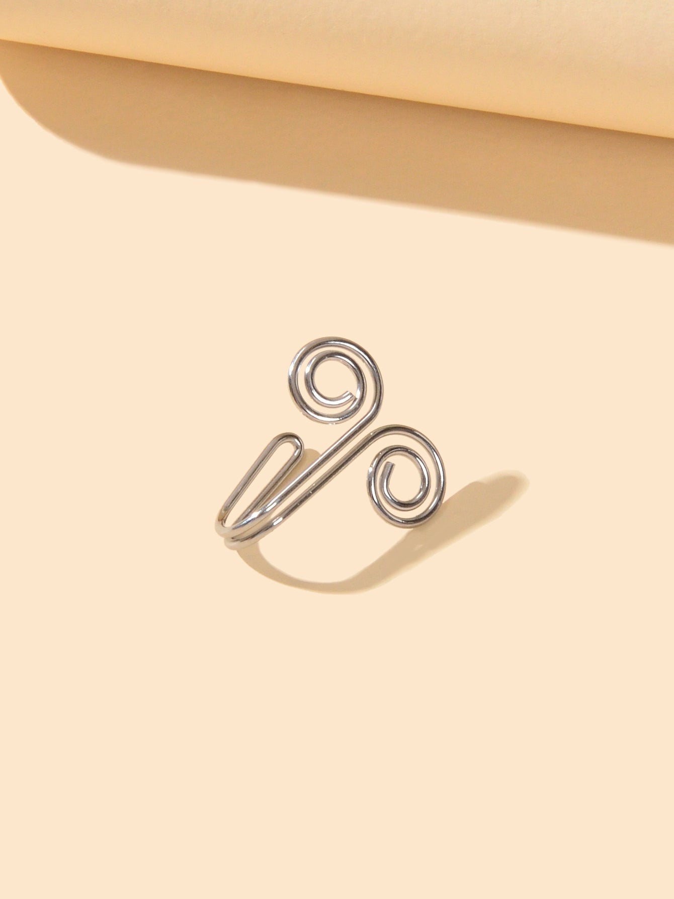 Hoop Stud Fake Nose Ring Faux Nose Piercing Jewellery Circle Clip On Nose Ring