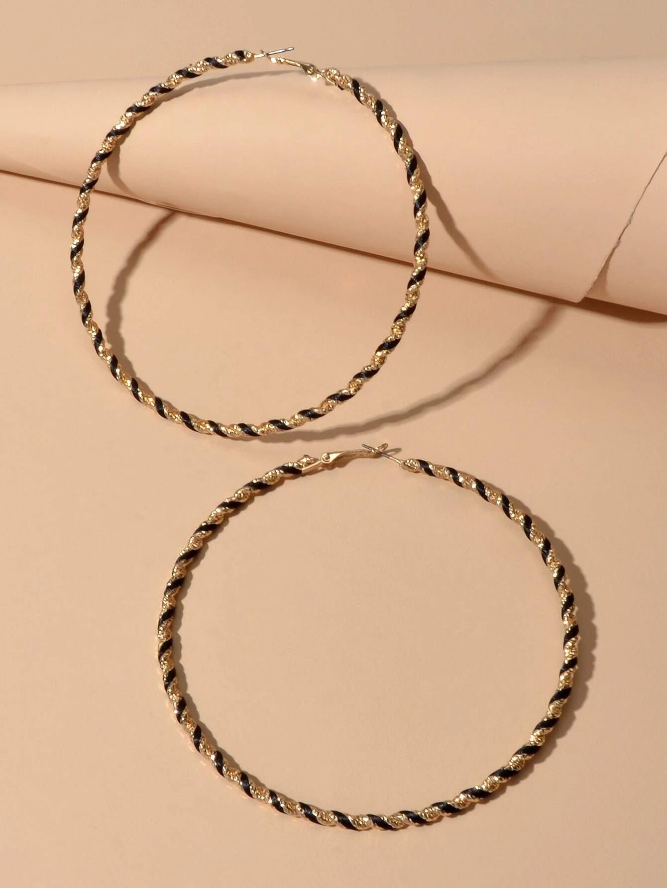 Bohemian Jewellery Handmade Twisted Big Chunky Hoop Earrings Ethnic Accessories