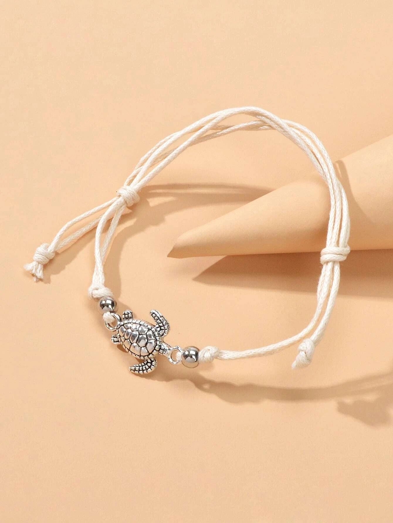 AU Stock Bohemian Handmade Sea Turtle String Adjustable Anklet Tortoise Bracelet