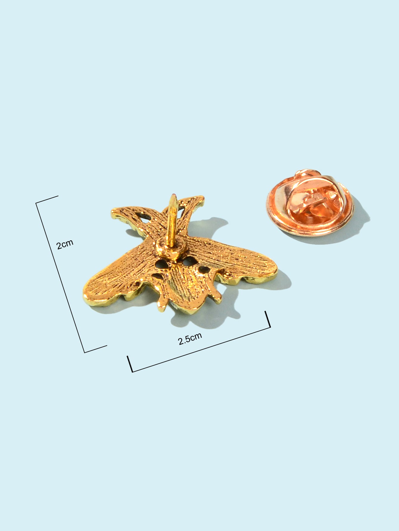Honey Bee Brooches Insect Themed Bee Brooch Retro Pin Antique Gold Tone Jewelry