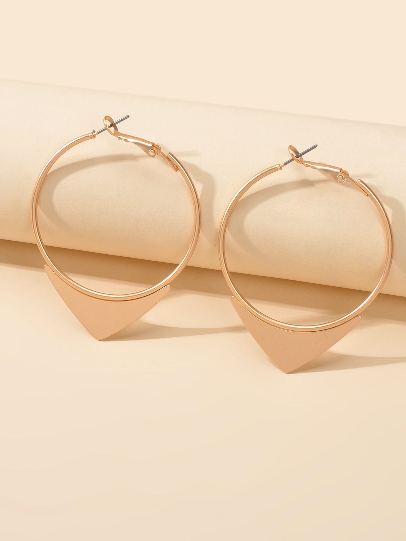 Punk Goth Hip Hop Style Triangle Circle Dangle Hoop Earrings Nice Collection