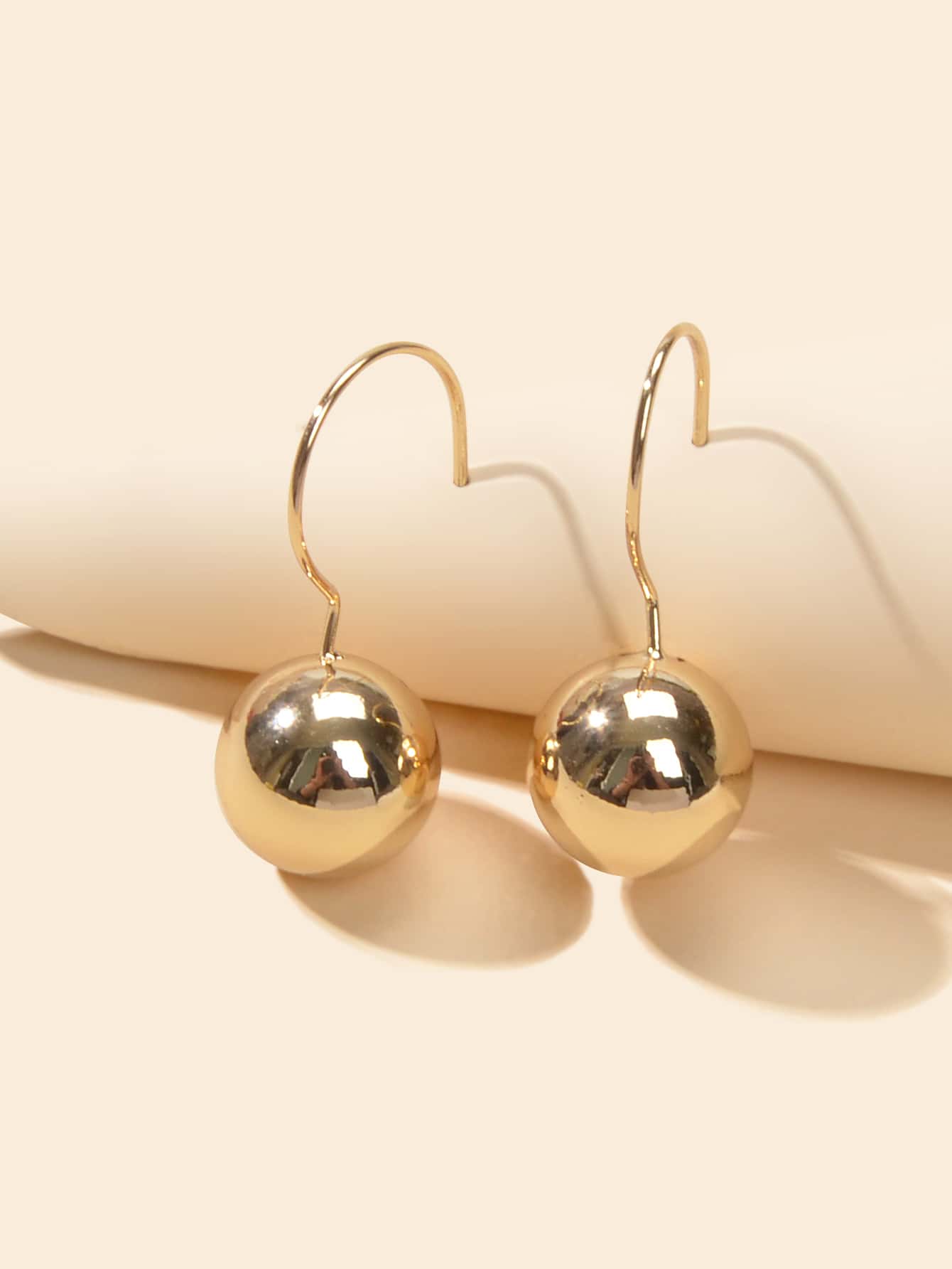 Women Accessories Gold Ball Drop Earrings Trendy Unique Party Decoration Gift