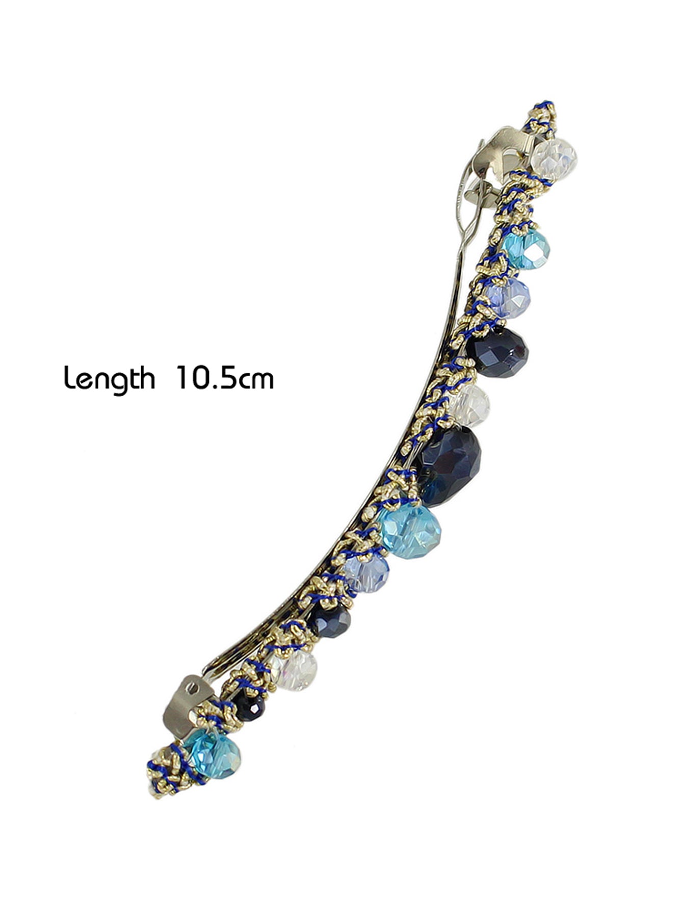 Luxury Handmade Colorful Acrylic Beads Hair Clips Barrette Girl Hair Accessories