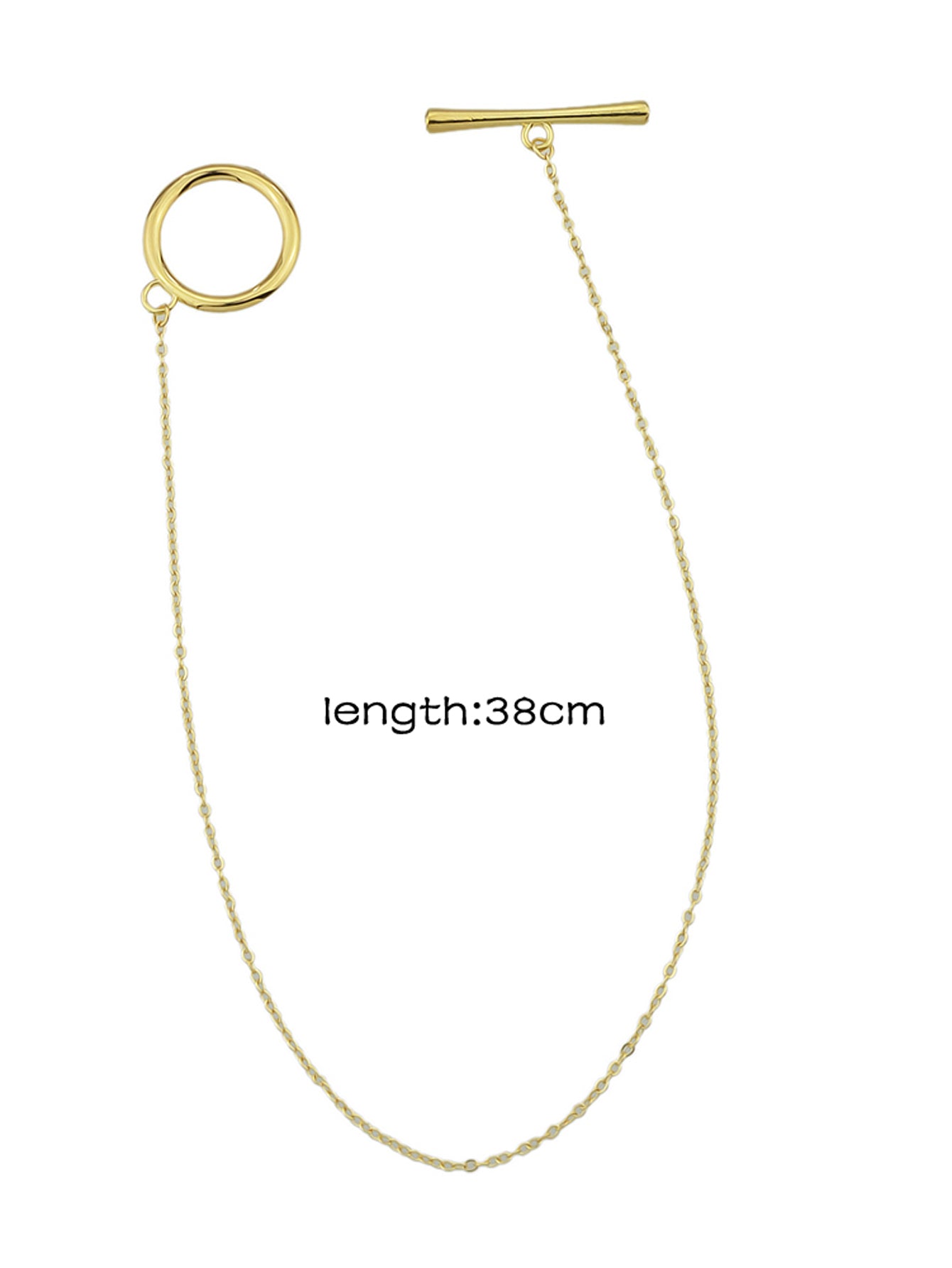 Minimalist Gold Silver Chain Bar Circle 90s Choker Necklace Collar Accessories