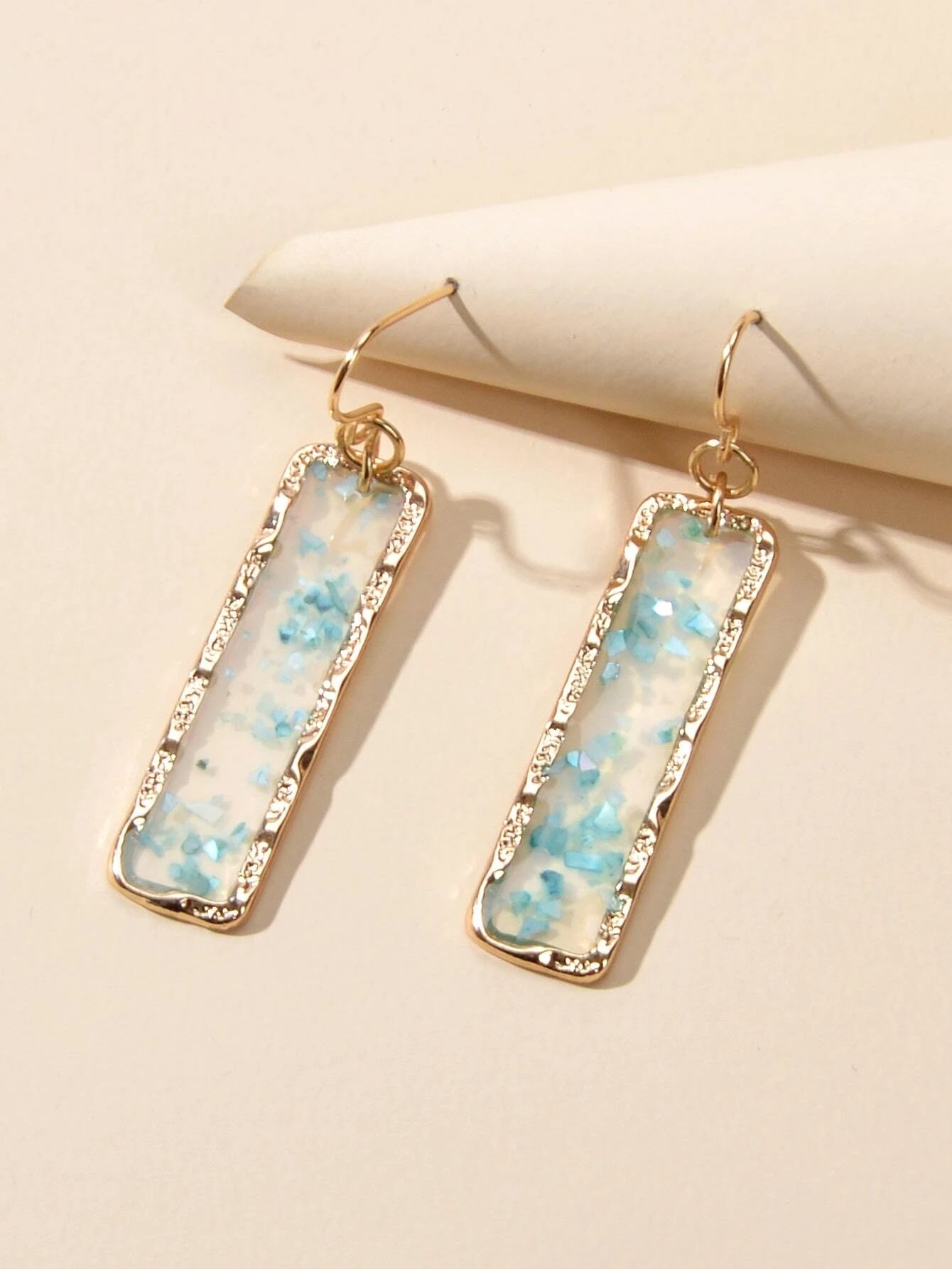 Feelontop Transparent Geometric Square Drop Dangle Earrings Stunning Jewellery