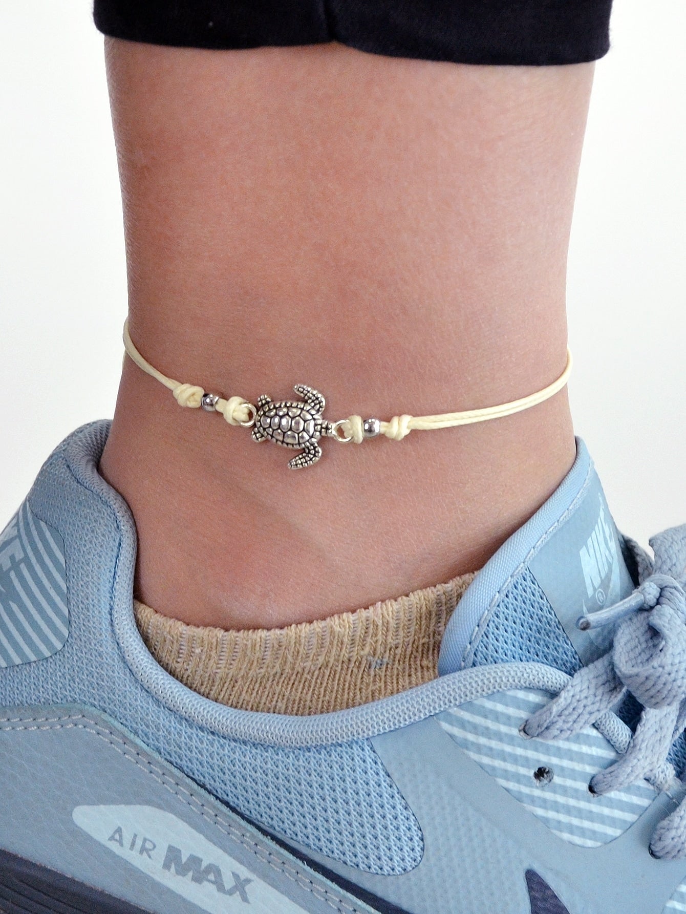 AU Stock Bohemian Handmade Sea Turtle String Adjustable Anklet Tortoise Bracelet