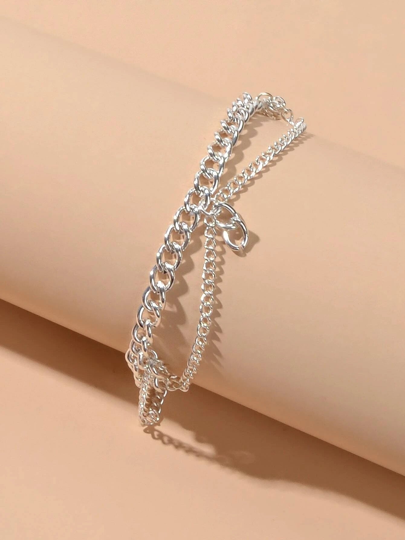 2pcs Fashion Foot Beach Jewellery Silver Chain Tassel Starfish Charm Anklet Gift