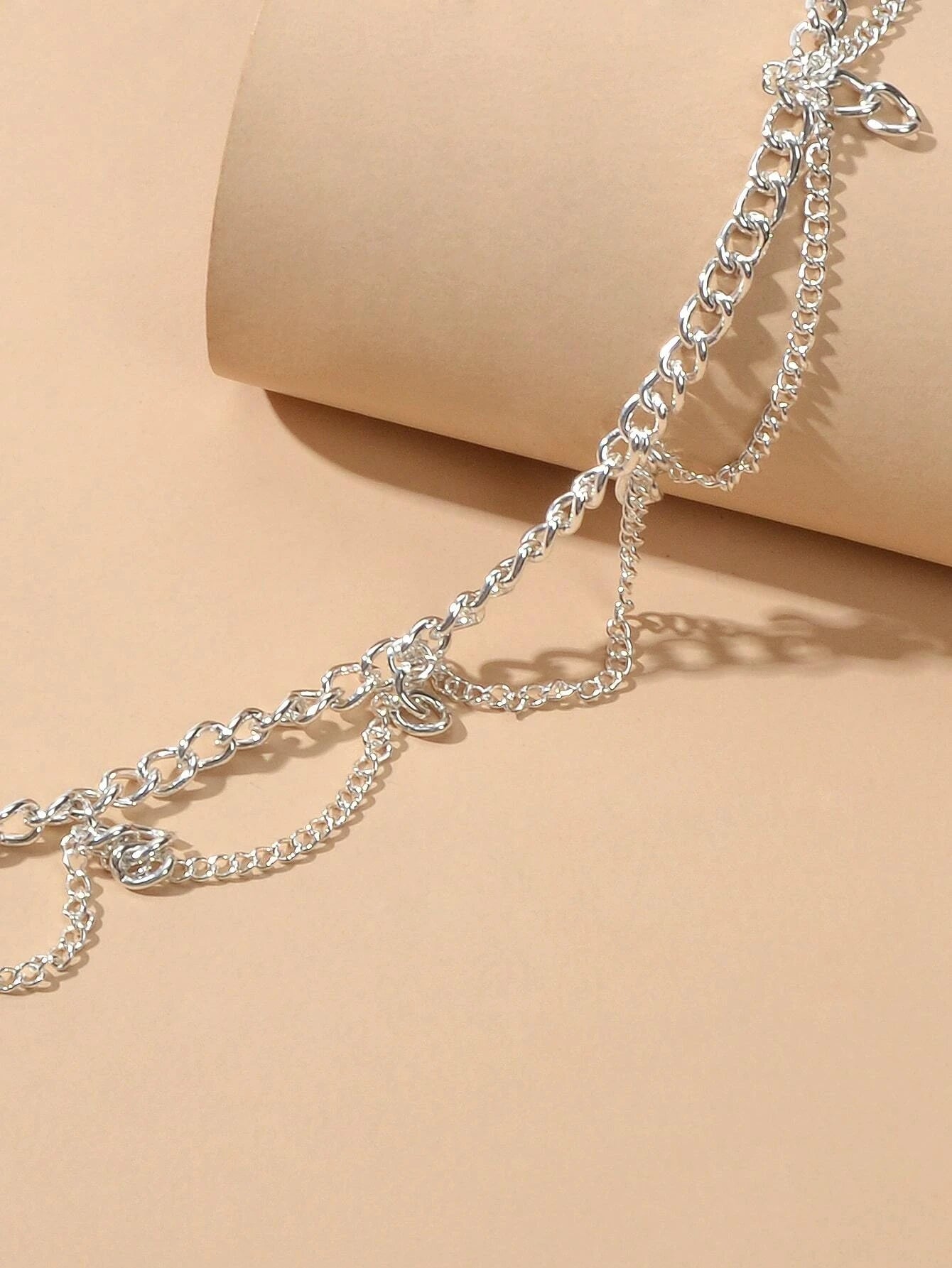2pcs Fashion Foot Beach Jewellery Silver Chain Tassel Starfish Charm Anklet Gift
