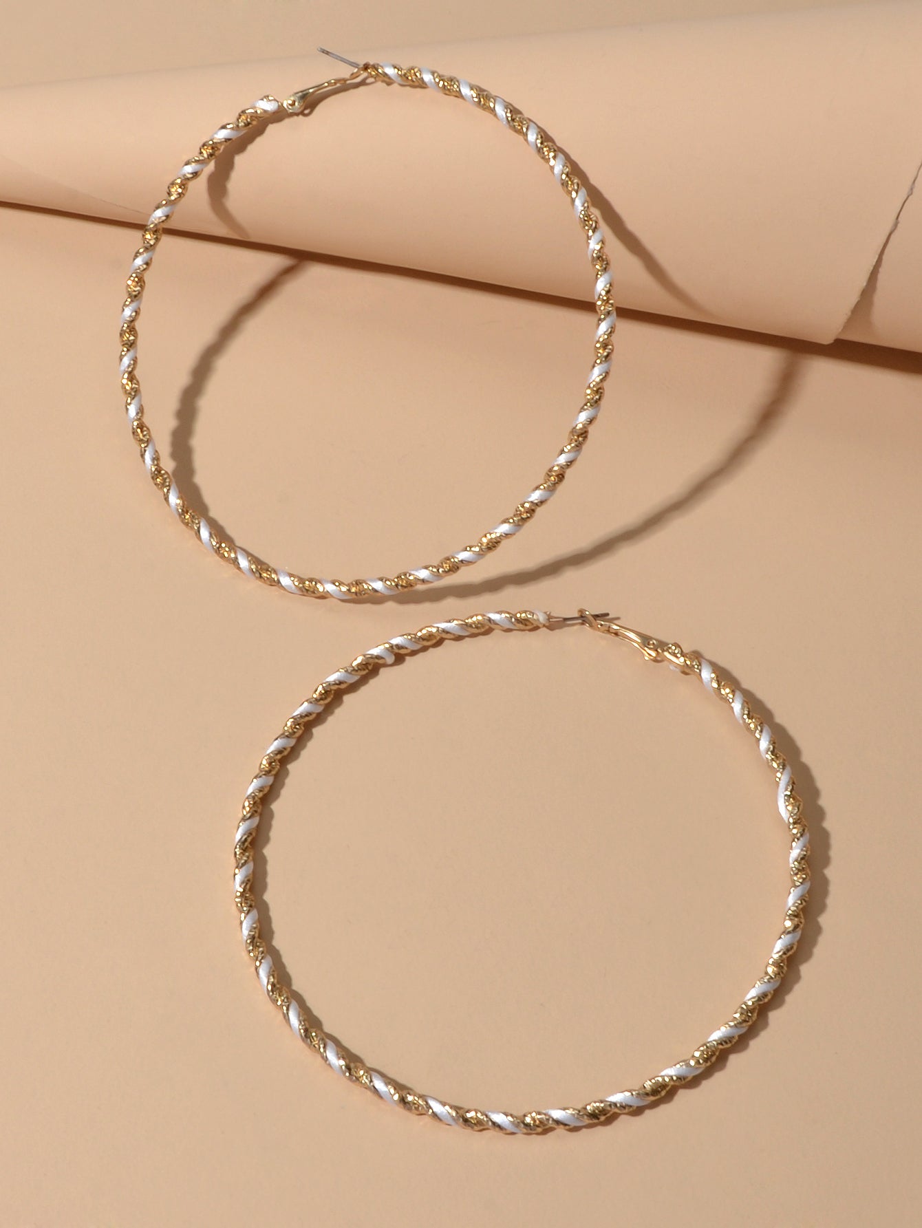 Bohemian Jewellery Handmade Twisted Big Chunky Hoop Earrings Ethnic Accessories
