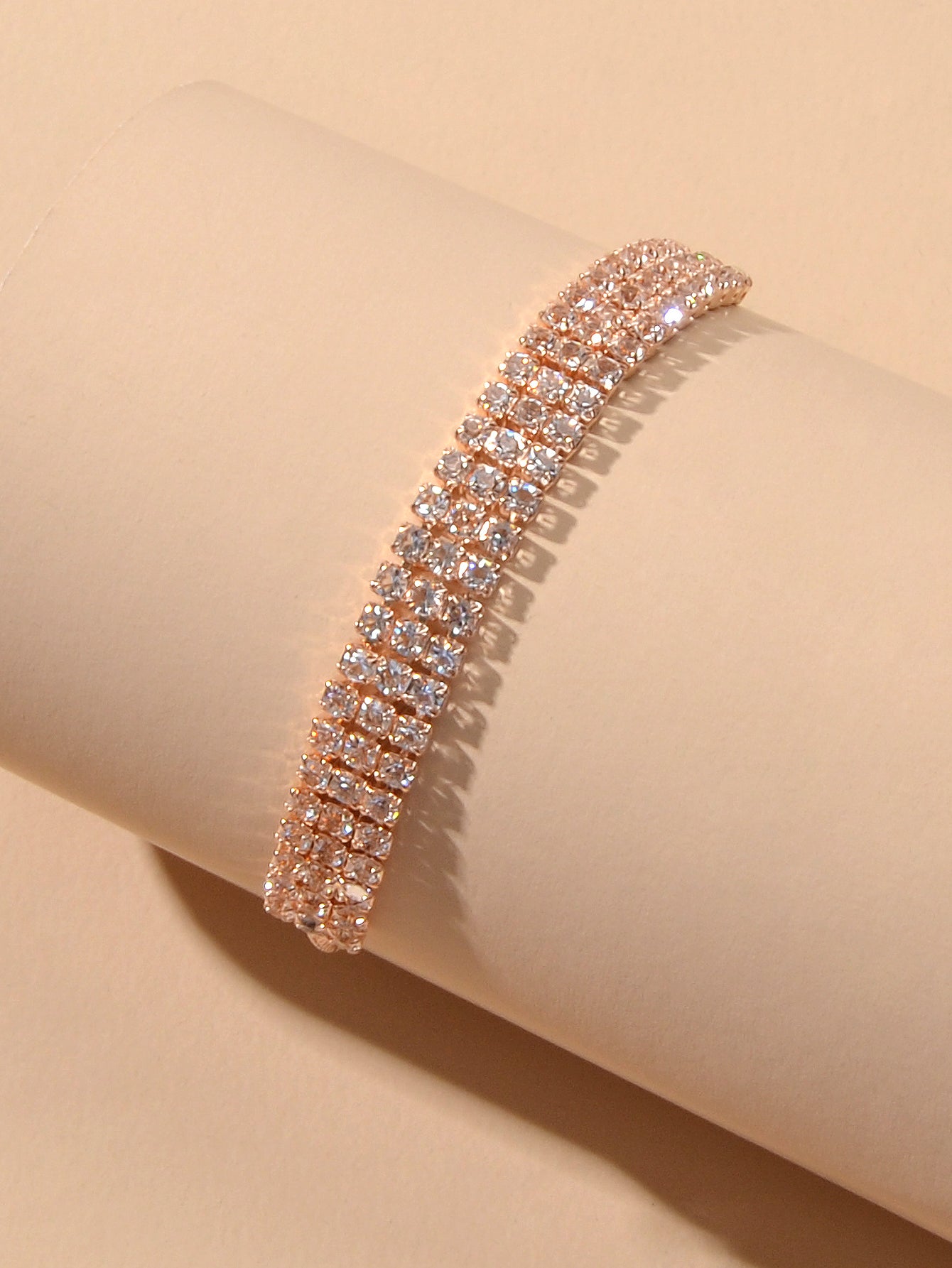 Classic Brilliant Rhinestone Adjustable Slider Tennis Bracelet Party Jewellery